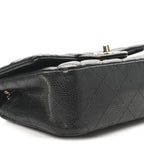 Caviar Quilted Mini Rectangular Flap Black