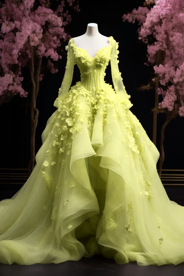 A Line Ball Gown Pink Prom Dress Long Evening Dress