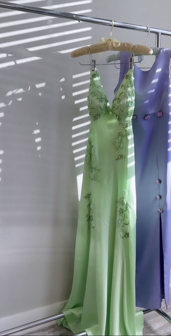 Green Long Prom Dresses Prom Gowns
