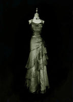 Green Long Prom Dresses New Long Prom Gown