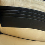 Gucci Canvas Beige GG Supreme 'l' Aveugle Par Amour' Tiger Pouch in Natural