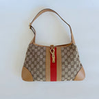 Gucci Web Jackie O Bouvier Hobo GG Bag
