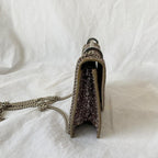 Jimmy Choo Finley  Mix Star Coarse Glitter Mini Cross Body Bag