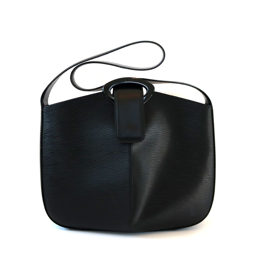 Louis Vuitton Black Epi Leather Reverie Shoulder Bag