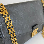 Louis Vuitton Monogram Empreinte Saint Germain MM Shoulder Bag