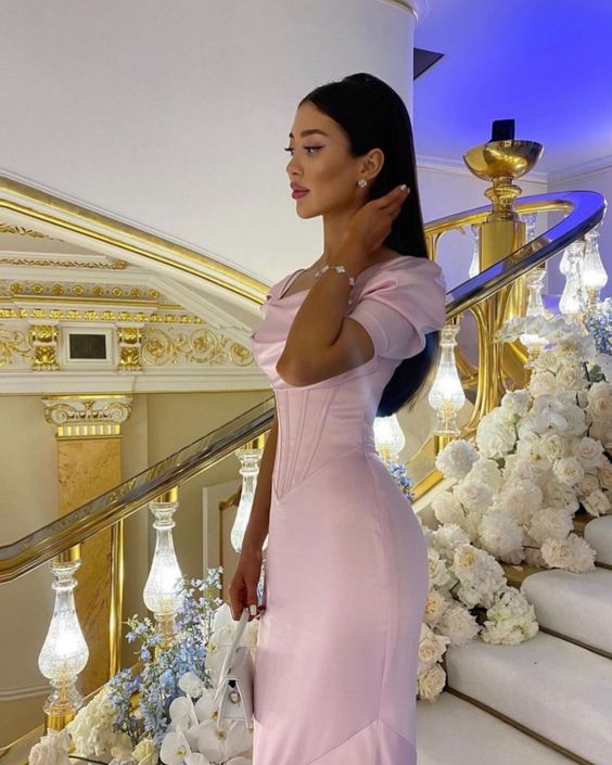 Pink Prom Dresses Women Prom Gowns