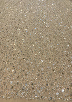 Heavy Beaded Champagne Short Prom Dresses Long Sleeve Women Dubai Evening Cocktail Party Gowns Homecoming Dress C1584