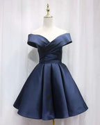 Emerald Green/Burgundy/Blue/Pink Off Shoulder Short Homecoming Dress Girls Junior Short Prom Gown  C1132