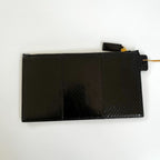 Saint Laurent Black Python Pouch
