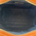 Saint Laurent Brown Leather Small Cabas Chyc Tote