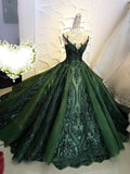 Sequin Sparkly Off The Shoulder Ball Gowns Wedding/Prom Dresses