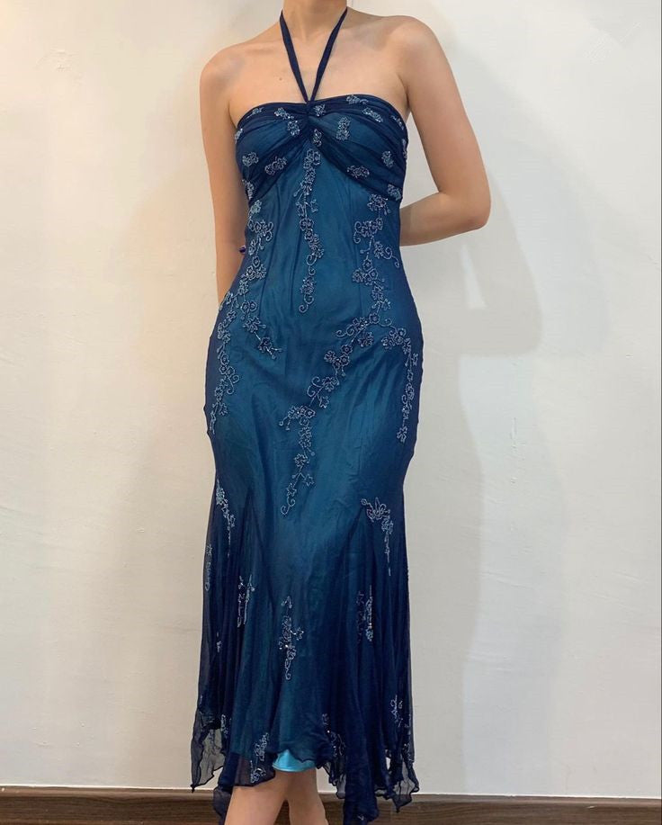 Sexy Halter Long Prom Dresses Prom Gowns