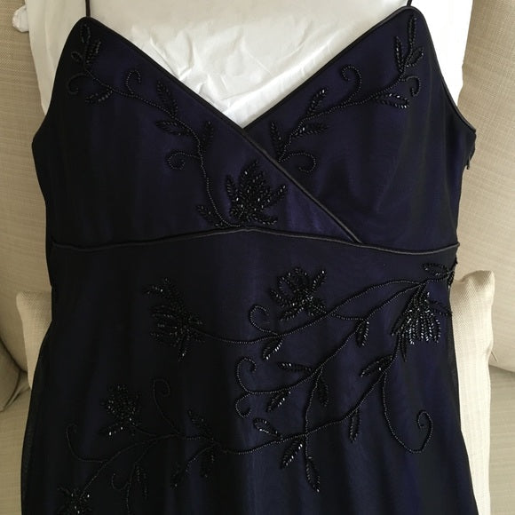 Sexy Mermaid Prom Gowns With Straps Navy Blue Prom Dresses