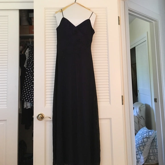 Sexy Mermaid Prom Gowns With Straps Navy Blue Prom Dresses