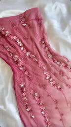 Simple Mermaid Prom Gowns With Beads One Shoulder Prom Dresses For Teens
