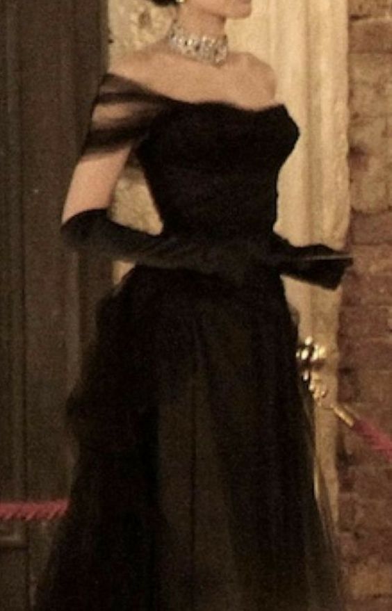 Vintage Ball Gowns Black Birthday Prom Dress Off The Shoulder Prom Dresses