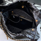 iCHANEL 22 Small Handbag-Hobo Bags -Black
